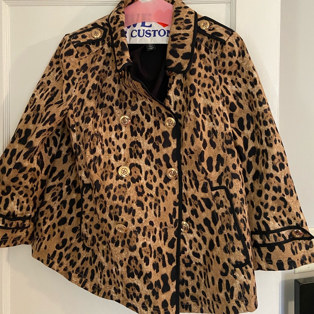 Leopard jacket from White House Black Market